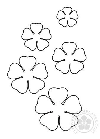 rose template printable flowers templates