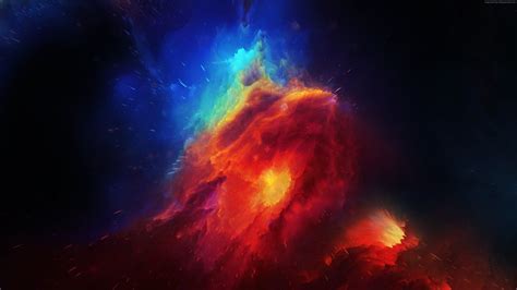 Red And Blue Galaxy Wallpapers Wallpaper Cave