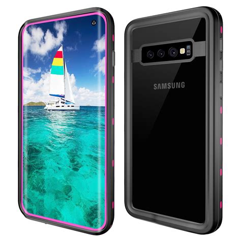 Galaxy S10 Waterproof Case Shockproof Built In Screen Protector Case 360 Full Body Rugged