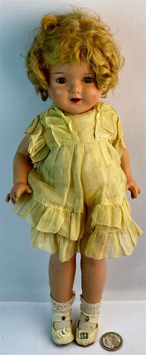 lot vintage 1930 s ideal shirley temple composition doll w open mouth teeth and sleep eyes