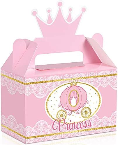 Aerwo 50pcs Little Princess Baby Shower Party Favor Boxes