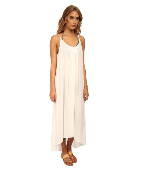 Lyst Mikoh Swimwear Biarritz Scoop Neck With Low Back Maxi Dress