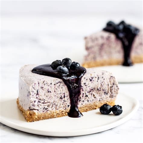 No Bake Frozen Blueberry Pie Handle The Heat