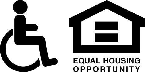 Equal Housing Logo With Wheelchair Transparent Png Stickpng