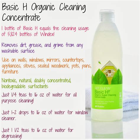 Wipe with a damp cloth or rinse in basin of water. Cara Menggunakan Basic H Shaklee - iLiLicious