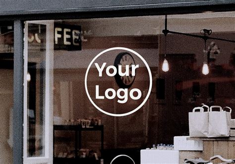 Buy Business Logo Store Front Window Decal Custom Business Logo Vinyl