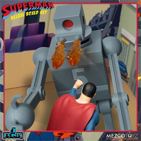 Superman The Mechanical Monsters 1941 5 Points Deluxe Boxed Set