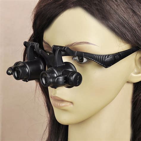 10x 15x 20x 25x Portable Eyewear Magnifier Folding Watch Repair Glasses Loupe Magnifying Glass