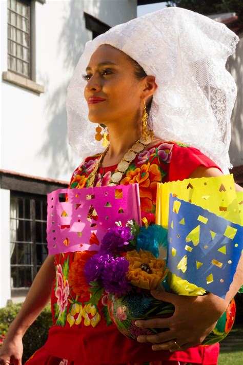 Oaxaca Tehuana Tehuanas Traje Típico Danza Folklorica