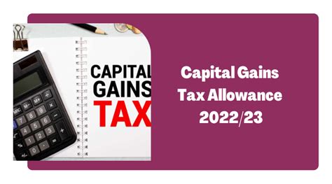 Unlocking The Mystery Capital Gains Allowance Vs Personal Tax Allowance