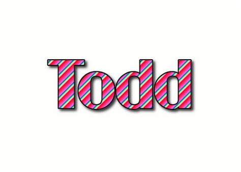 Todd ロゴ フレーミングテキストからの無料の名前デザインツール