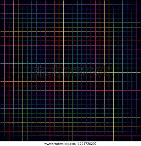 Multicolored Lines Colorful Grids Background Illustration Stock Vector