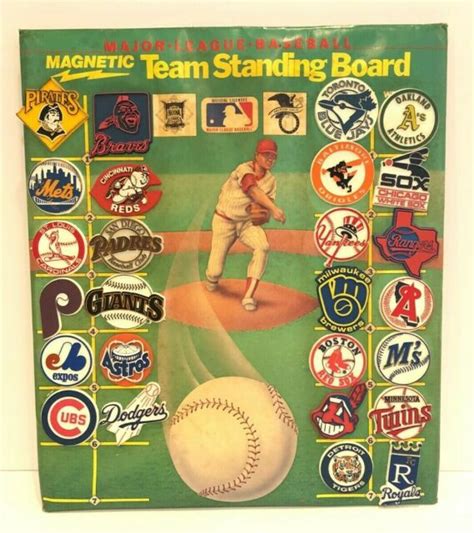 St Louis Cardinals Vintage Mlb Rubber Baseball Fridge Magnet Standings