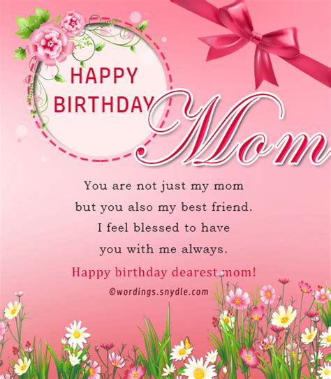 Birthday Wishes For Mother Wordings And Messages