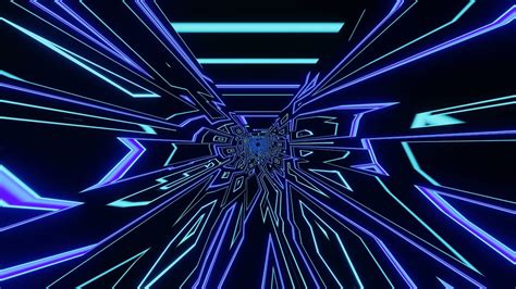 Blue Abstract Background Video Loop Magic Lines Pattern Motion
