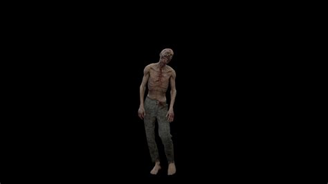 Realistic Zombie Is Approaching To Camera Stock Motion Graphics Sbv