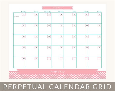 Month At A Glance Blank Calendar Printable Example Calendar Printable