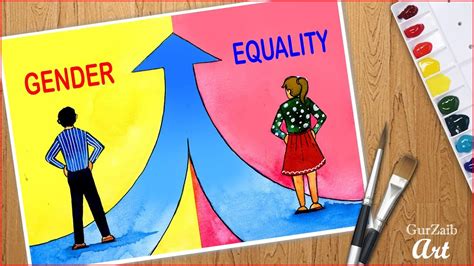 How To Draw Gender Equality Drawing Poster Making Ideas For