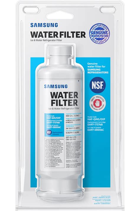 Samsung Refrigerator Water Filter Haf Qinsexp