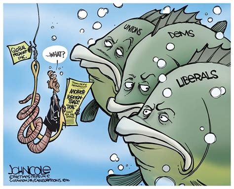 Guess Whos Not Biting On Free Trade A Pennlive Editorial Cartoon