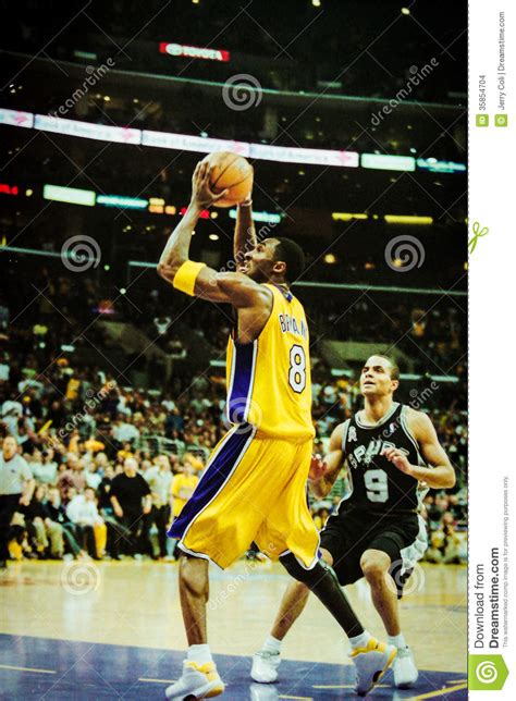 Kobe Bryant Los Angeles Lakers Editorial Stock Image Image Of Lakers