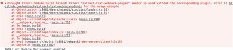 Extract text from a bundle, or bundles, into a separate file. Module build failed: Error: "extract-text-webpack-plugin ...