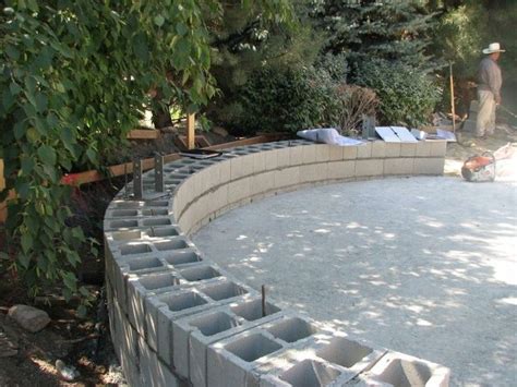 Image Result For Curved Concrete Block Cinder Block Garden Wall