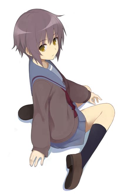 Nagato Yuki Suzumiya Haruhi No Yuuutsu Drawn By Nnyu Danbooru