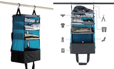 Rise Gear Luggage Bag Comes With Built In Shelving System