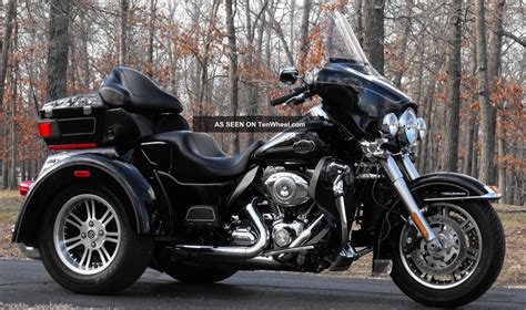2011 Harley Davidson Tri Glide Trike Black Reverse Flhtcutg Lk
