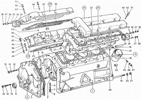 Parts can be ordered directly from mth electric trains, 7020. crankcase and cylinder heads | Exploded view, Maranello ...