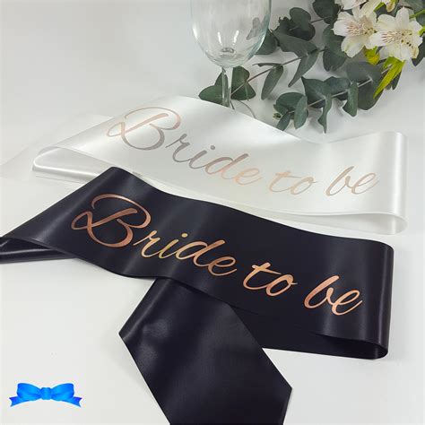 Personalised Bride To Be Sash Hen Do Sashes