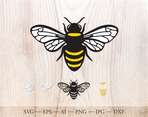 Free Bumble Bee Svg File SVG PNG EPS DXF File - All Free SVG Cut Files