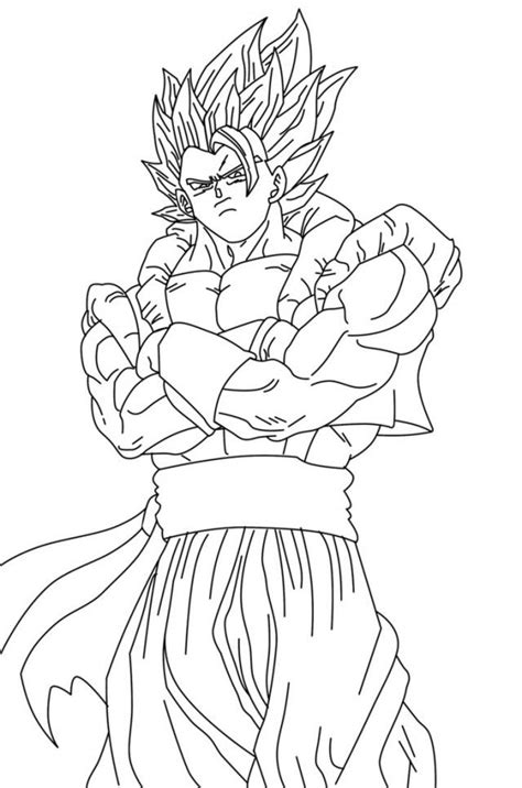 Dragonball z gogeta, goku vegeta majin buu gohan dragon ball z dokkan battle, dragon ball z, fictional character, cartoon, goku black png. Gogeta Coloring Pages - Coloring Home