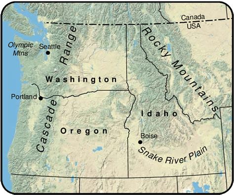 Map Of Washington State And Idaho Fall Foliage 2024