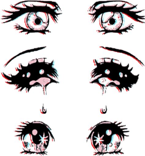 Anime Crying Eyes Png Crying Female Anime Character Illustration Manga