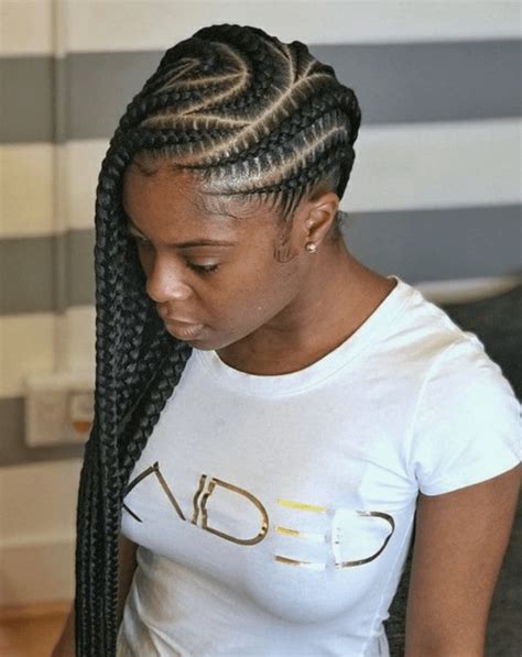 Glorious Examples Of Feed In Stitch Braids You May Want To Rock This
