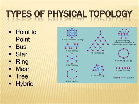 There are many types of network topology. Network topology and devices
