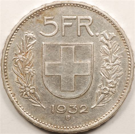 Switzerland Coins 5 Francs