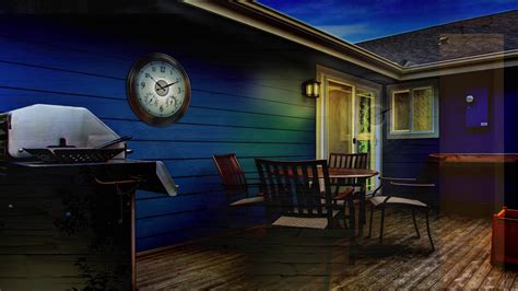 An indoor and outdoor thermometer is handy to check the temperature of your newborn's room or check the temperature and humidity to grow indoor plants. 24-inch Illuminated Outdoor Clock with Thermometer and ...