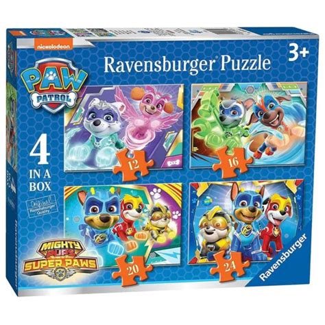 Ravensburger 7033 Paw Patrol 4 In A Box Jigsaw Puzzles 12 16 20 And