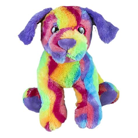 Cuddly Soft 8 Inch Stuffed Rainbow Dogwe Stuff Emyou Love Em