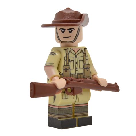 Ww2 British Army Rifleman Mid Late War Lego Minifigure United Bricks
