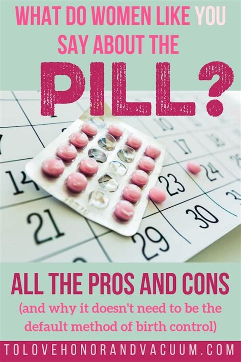 What You Need To Know About The Pill As Birth Control The Pros And The