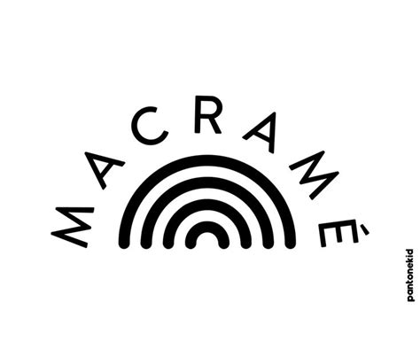 Macramé Premade Logo Design Simple Logo Text Logo Watermark Logo