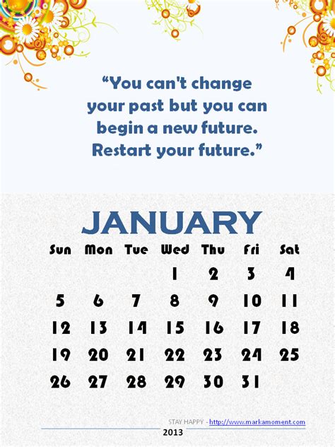 Calendar 365 Quotes Quotesgram