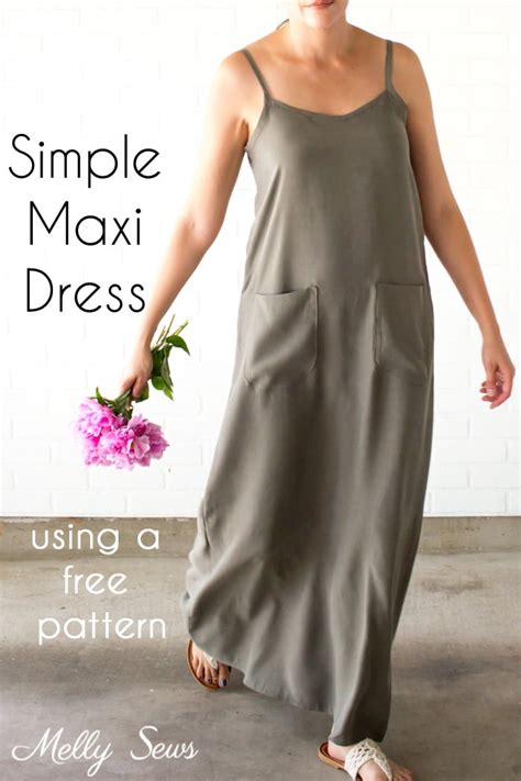Simple Summer Maxi Dress Melly Sews