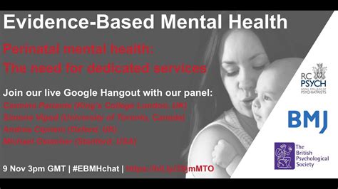 Perinatal Mental Health The Need For Dedicated Services Youtube