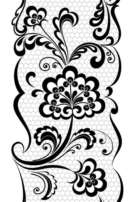 Seamless Lace Pattern Stock Vector Illustration Of Floral 21107057