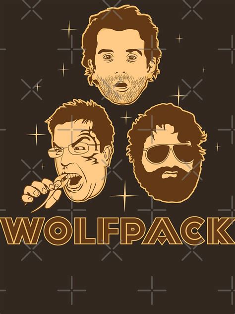 The Hangover Wolfpack T Shirt For Sale By Teecha Redbubble The